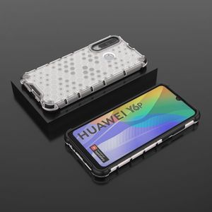 Hurtel Honeycomb etui pancerny pokrowiec z żelową ramką Huawei Y6p przezroczysty 48