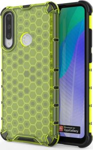 Hurtel Honeycomb etui pancerny pokrowiec z żelową ramką Huawei Y6p zielony 11