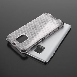 Hurtel Honeycomb etui pancerny pokrowiec z żelową ramką Xiaomi Redmi Note 9S czarny 11