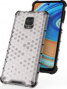 Hurtel Honeycomb etui pancerny pokrowiec z żelową ramką Xiaomi Redmi Note 9S zielony 6