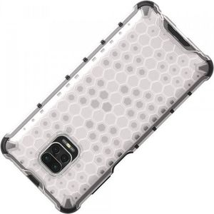 Hurtel Honeycomb etui pancerny pokrowiec z żelową ramką Xiaomi Redmi Note 9S zielony 7