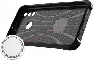 Hurtel Hybrid Armor pancerne hybrydowe etui pokrowiec Huawei P Smart 2020 czarny 6