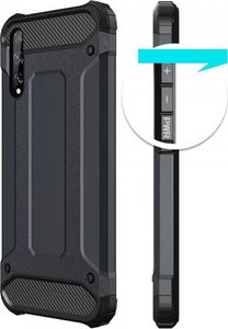 Hurtel Hybrid Armor pancerne hybrydowe etui pokrowiec Huawei P Smart S / Y8p czarny 4