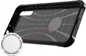 Hurtel Hybrid Armor pancerne hybrydowe etui pokrowiec Huawei P Smart S / Y8p czarny 5