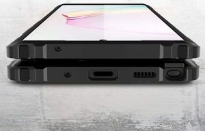 Hurtel Hybrid Armor pancerne hybrydowe etui pokrowiec Samsung Galaxy Note 20 Ultra czarny 7