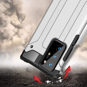 Hurtel Hybrid Armor pancerne hybrydowe etui pokrowiec Samsung Galaxy Note 20 Ultra niebieski 3