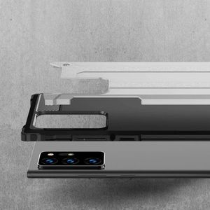 Hurtel Hybrid Armor pancerne hybrydowe etui pokrowiec Samsung Galaxy Note 20 Ultra niebieski 4