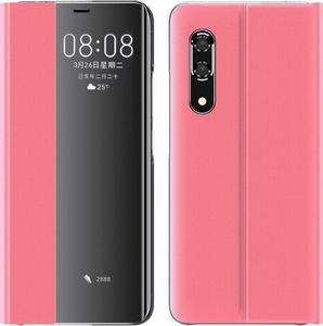 Hurtel New Sleep Case pokrowiec etui z klapką z funkcją podstawki Huawei P30 Pro różowy 1