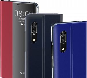 Hurtel New Sleep Case pokrowiec etui z klapką z funkcją podstawki Huawei P30 Pro różowy 7
