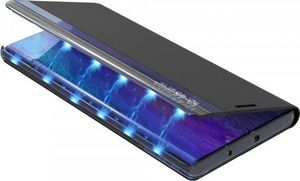 Hurtel New Sleep Case pokrowiec etui z klapką z funkcją podstawki Samsung Galaxy S10 Lite czarny 3