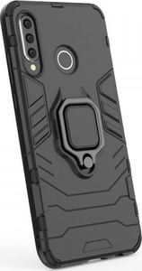 Hurtel Ring Armor pancerne hybrydowe etui pokrowiec + magnetyczny uchwyt Huawei P30 Lite niebieski 5