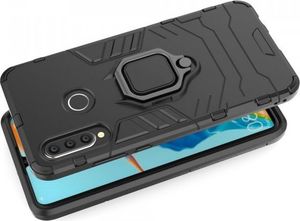 Hurtel Ring Armor pancerne hybrydowe etui pokrowiec + magnetyczny uchwyt Huawei P30 Lite niebieski 6