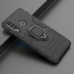 Hurtel Ring Armor pancerne hybrydowe etui pokrowiec + magnetyczny uchwyt Huawei P30 Lite niebieski 8