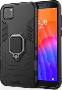 Hurtel Ring Armor pancerne hybrydowe etui pokrowiec + magnetyczny uchwyt Huawei Y5p czarny 12