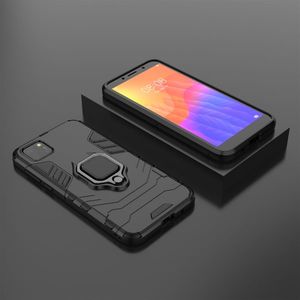Hurtel Ring Armor pancerne hybrydowe etui pokrowiec + magnetyczny uchwyt Huawei Y5p czarny 49
