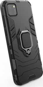 Hurtel Ring Armor pancerne hybrydowe etui pokrowiec + magnetyczny uchwyt Huawei Y5p czarny 5