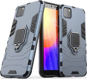 Hurtel Ring Armor pancerne hybrydowe etui pokrowiec + magnetyczny uchwyt Huawei Y5p niebieski 9