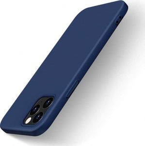 Hurtel Silicone Case elastyczne silikonowe etui pokrowiec iPhone 12 6,7'' niebieski 2