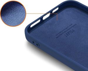 Hurtel Silicone Case elastyczne silikonowe etui pokrowiec iPhone 12 6,7'' niebieski 7