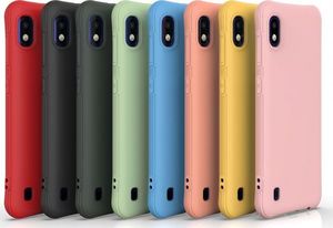 Hurtel Soft Color Case elastyczne żelowe etui do Samsung Galaxy A10 różowy 6