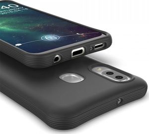 Hurtel Soft Color Case elastyczne żelowe etui do Samsung Galaxy A20e czarny 2