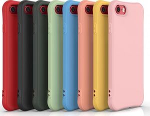 Hurtel Soft Color Case elastyczne żelowe etui do iPhone SE 2020 / iPhone 8 / iPhone 7 pomarańczowy 6