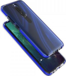 Hurtel Spring Case pokrowiec żelowe etui z kolorową ramką do Huawei Mate 20 Lite ciemnoniebieski 2