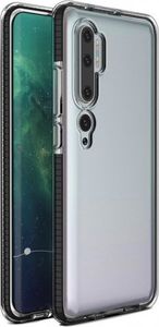 Hurtel Spring Case pokrowiec żelowe etui z kolorową ramką do Xiaomi Mi Note 10 / Mi Note 10 Pro / Mi CC9 Pro czarny 6