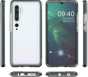 Hurtel Spring Case pokrowiec żelowe etui z kolorową ramką do Xiaomi Mi Note 10 / Mi Note 10 Pro / Mi CC9 Pro czarny 9