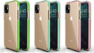 Hurtel Spring Case pokrowiec żelowe etui z kolorową ramką do iPhone 11 ciemnoniebieski 5