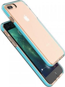 Hurtel Spring Case pokrowiec żelowe etui z kolorową ramką do iPhone 8 Plus / iPhone 7 Plus żółty 8