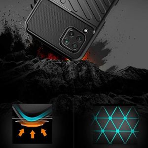 Hurtel Thunder Case elastyczne pancerne etui pokrowiec Huawei P40 Lite czarny 3