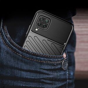 Hurtel Thunder Case elastyczne pancerne etui pokrowiec Huawei P40 Lite czarny 6