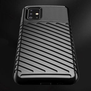 Hurtel Thunder Case elastyczne pancerne etui pokrowiec Samsung Galaxy A21S czarny 6