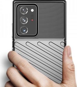Hurtel Thunder Case elastyczne pancerne etui pokrowiec Samsung Galaxy Note 20 Ultra czarny 4