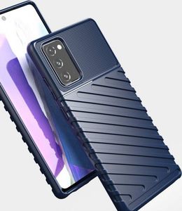Hurtel Thunder Case elastyczne pancerne etui pokrowiec Samsung Galaxy Note 20 czarny 8