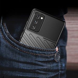 Hurtel Thunder Case elastyczne pancerne etui pokrowiec Samsung Galaxy Note 20 czarny 10