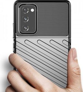 Hurtel Thunder Case elastyczne pancerne etui pokrowiec Samsung Galaxy Note 20 niebieski 4