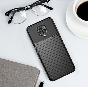 Hurtel Thunder Case elastyczne pancerne etui pokrowiec Xiaomi Redmi Note 9 Pro / Redmi Note 9S zielony 3