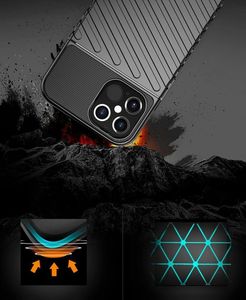 Hurtel Thunder Case elastyczne pancerne etui pokrowiec iPhone 12 6,1'' czarny 5