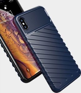 Hurtel Thunder Case elastyczne pancerne etui pokrowiec iPhone XS Max niebieski 8