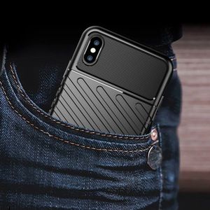 Hurtel Thunder Case elastyczne pancerne etui pokrowiec iPhone XS Max niebieski 10
