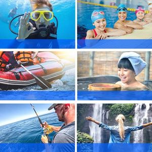 Hurtel Uniwersalny wodoodporny pokrowiec wodoodporne etui na telefon (max 6,6'') na basen nad wodę różowy 4