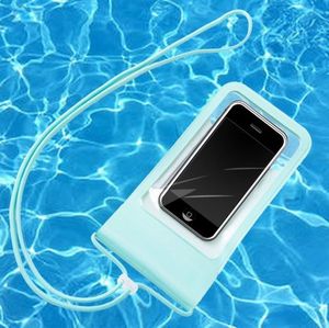 Hurtel Uniwersalny wodoodporny pokrowiec wodoodporne etui na telefon (max 6,6'') na basen nad wodę srebrny 9