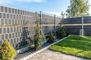 TechnoRattan Taśma Ogrodzeniowa panelowa z TECHNORATTANU 19cm x 2,55m RD01 Brąz-Orzech 5