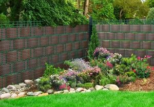 TechnoRattan Taśma Ogrodzeniowa panelowa z TECHNORATTANU 19cm x 2,55m RD01 Brąz-Orzech 6