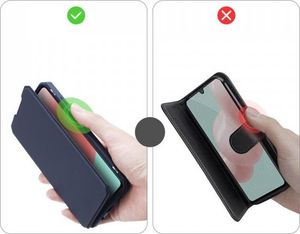 Dux Ducis DUX DUCIS Skin X kabura etui pokrowiec z klapką Samsung Galaxy A41 niebieski 8