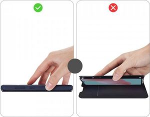 Dux Ducis DUX DUCIS Skin X kabura etui pokrowiec z klapką Samsung Galaxy A41 niebieski 9