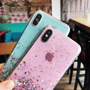 Wozinsky Wozinsky Star Glitter błyszczące etui pokrowiec z brokatem iPhone SE 2020 / iPhone 8 / iPhone 7 różowy 125