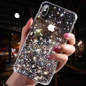 Wozinsky Wozinsky Star Glitter błyszczące etui pokrowiec z brokatem iPhone SE 2020 / iPhone 8 / iPhone 7 różowy 9